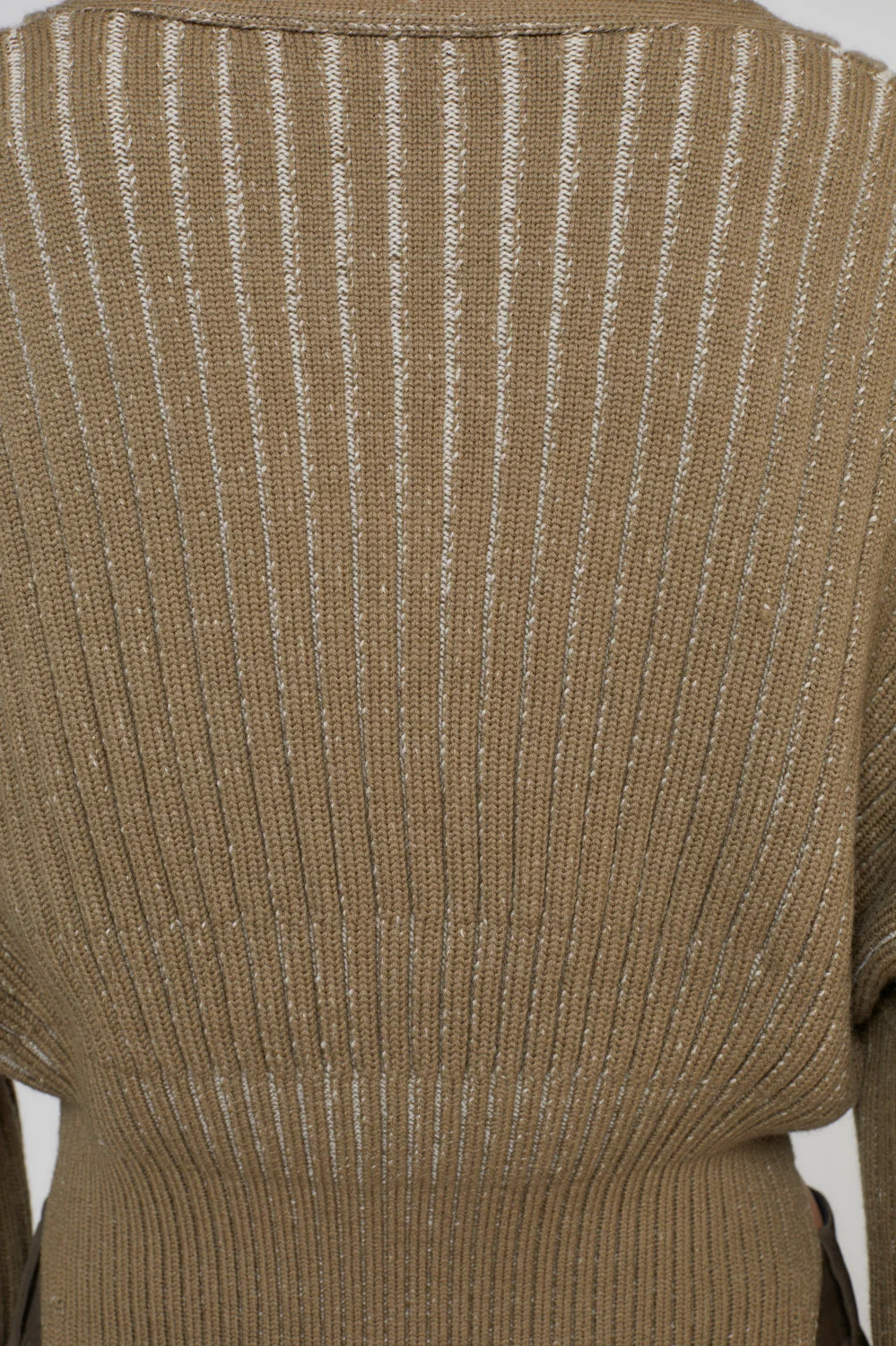 Bi Color Rib Longsleeve Cardigan - Image 5