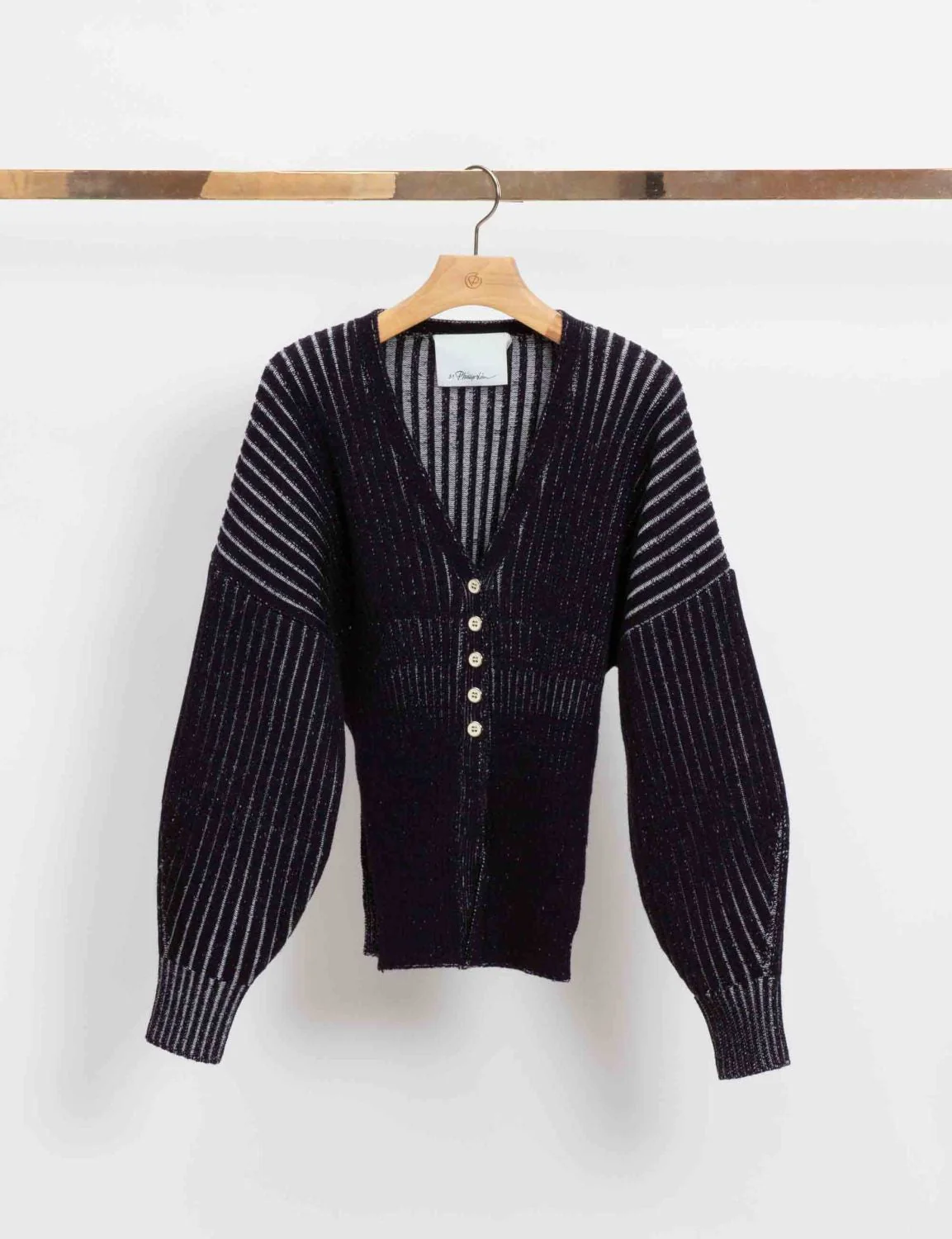 Bi Color Rib Longsleeve Cardigan - Image 6