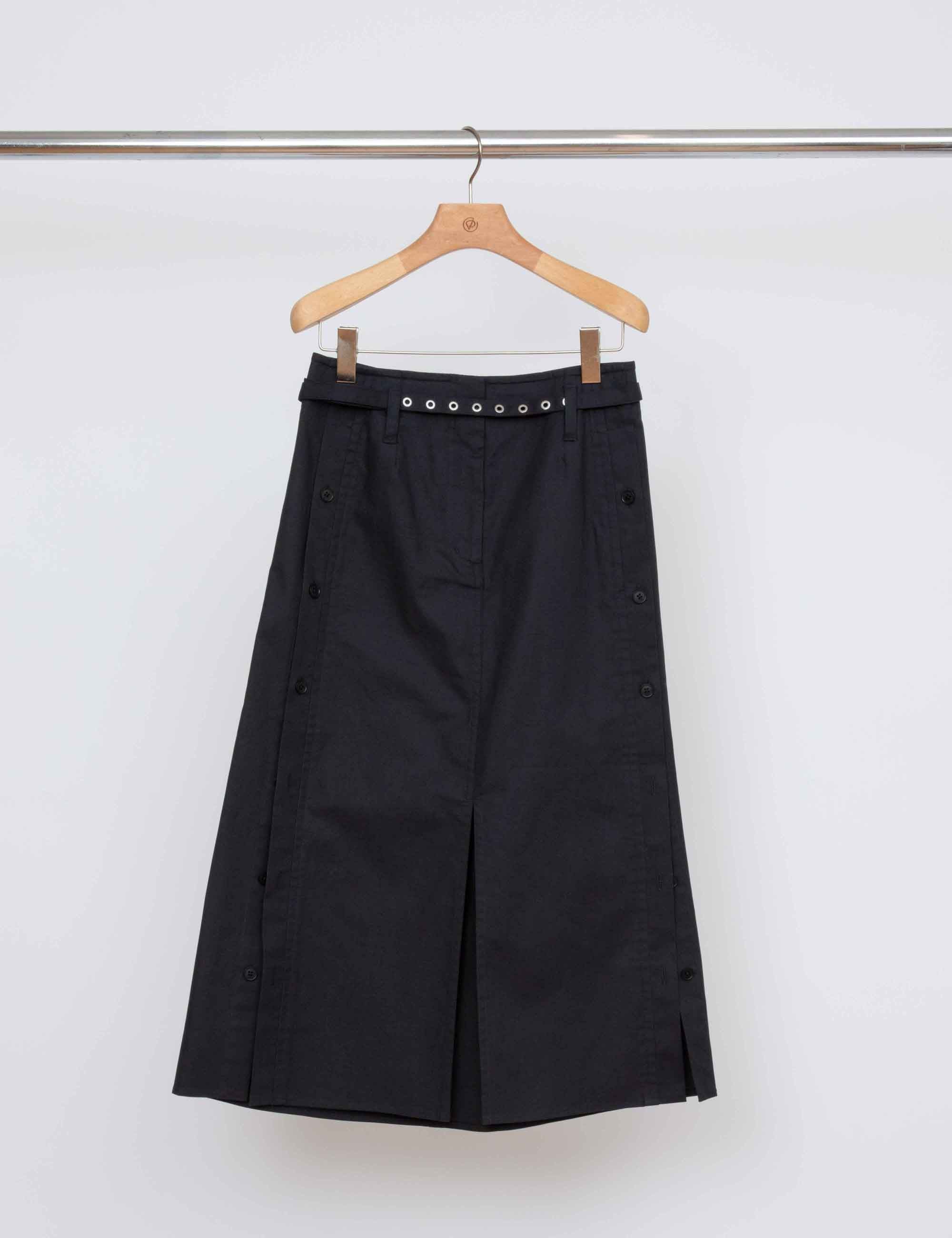 Buttoned Side Utility Skirt - Image 10
