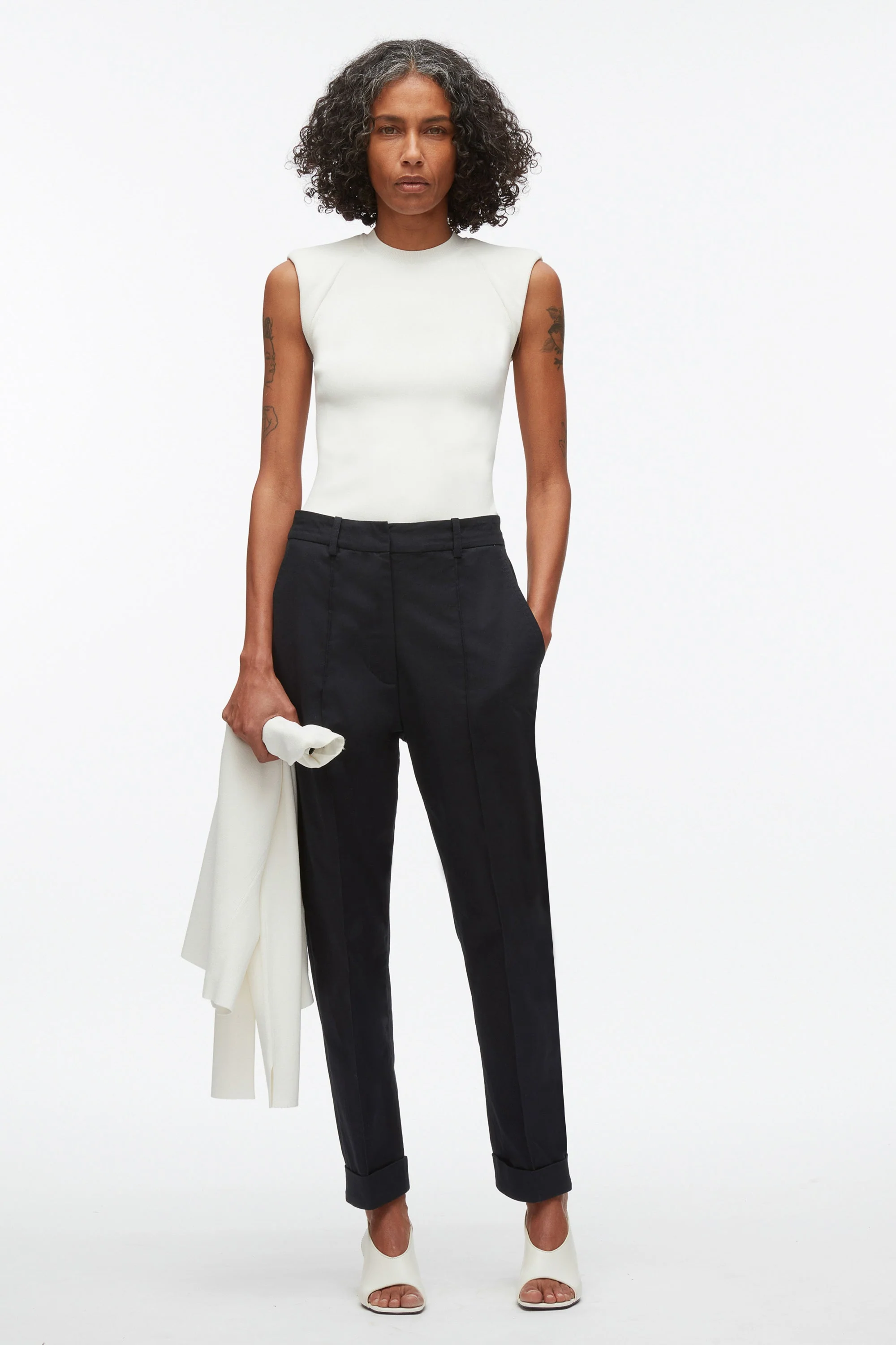 Compact Rib Sleeveless Top - Image 7