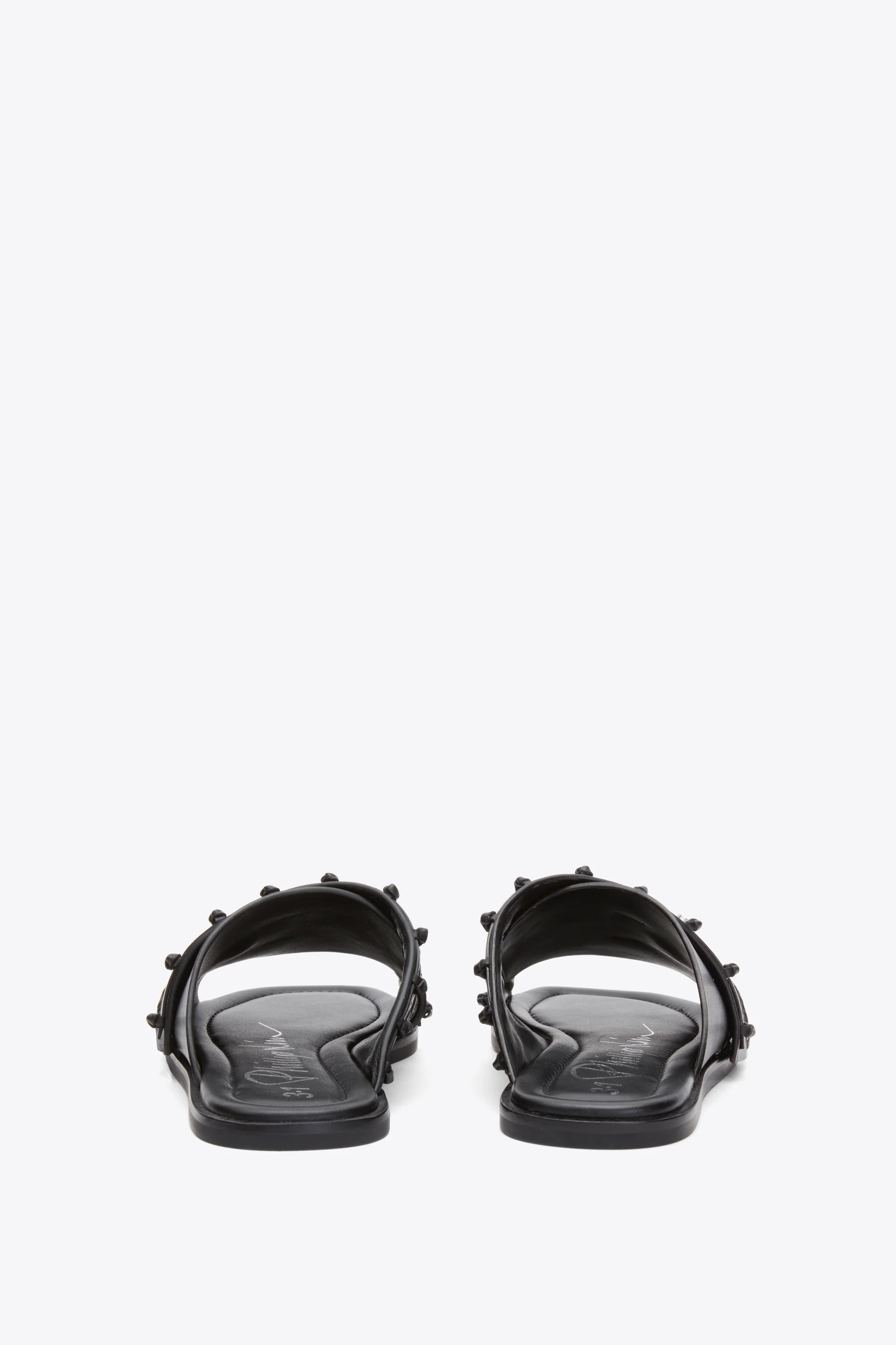 Crossover Slide Sandal with Leather Craft - Image 3