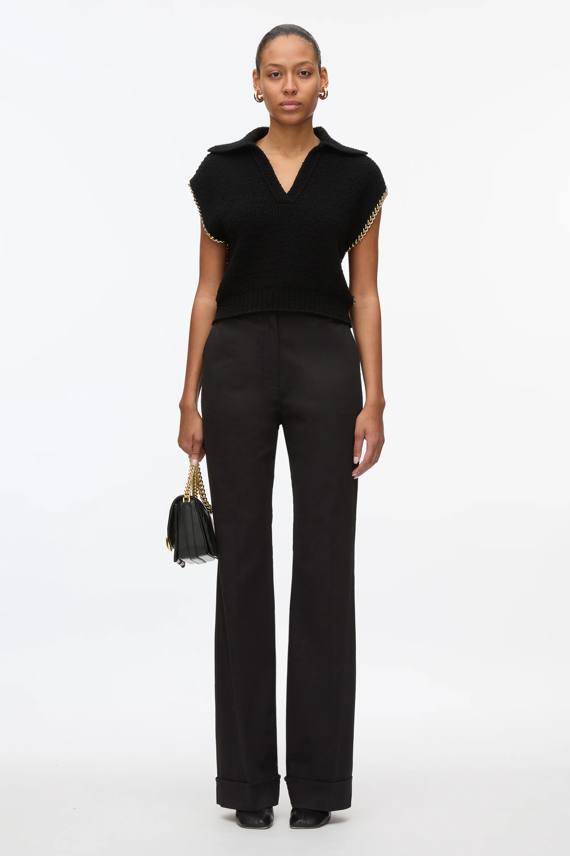 Cuffed Kick Flare Pant - Image 6