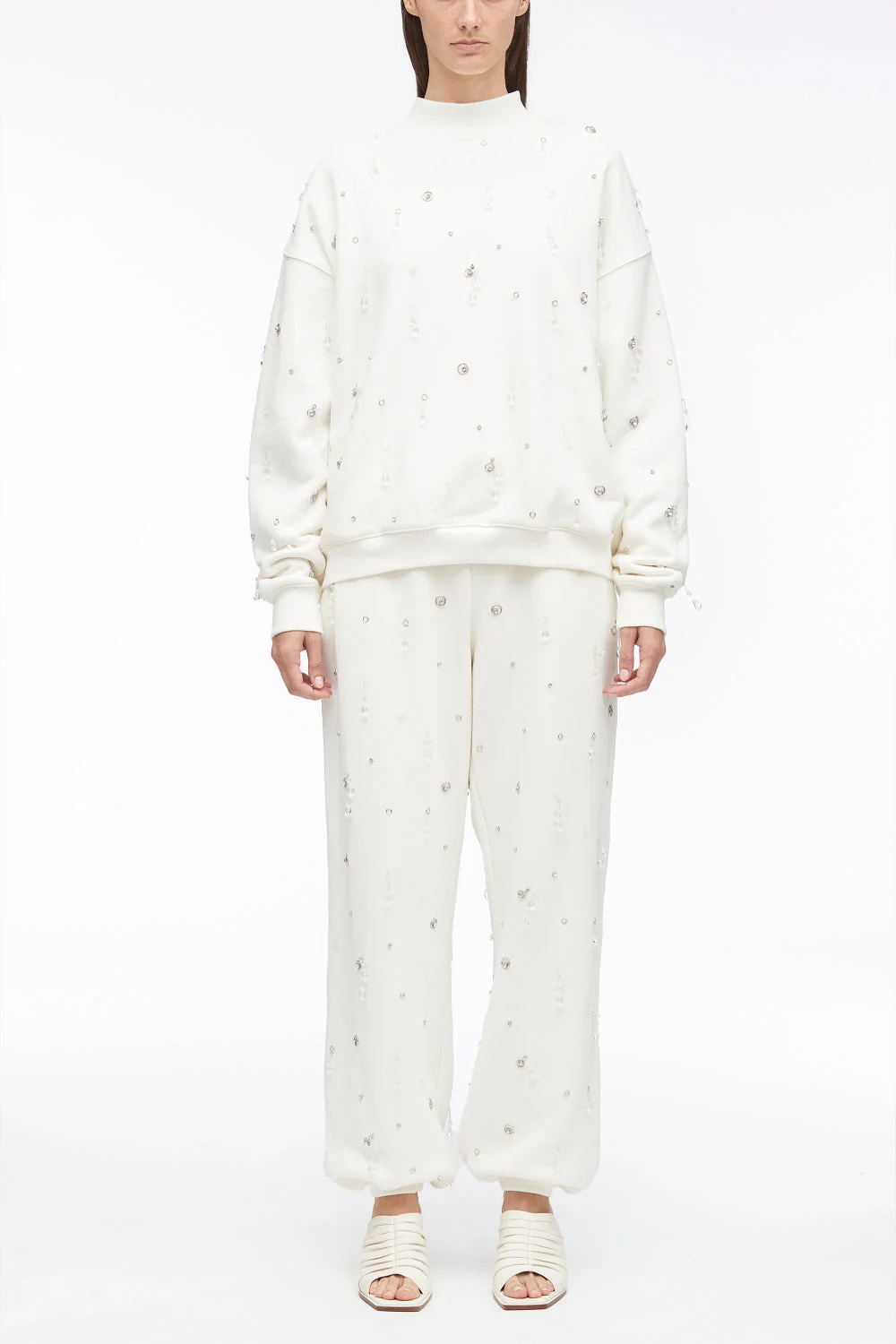 Drip-Embellished Terry Track Trousers - Image 6