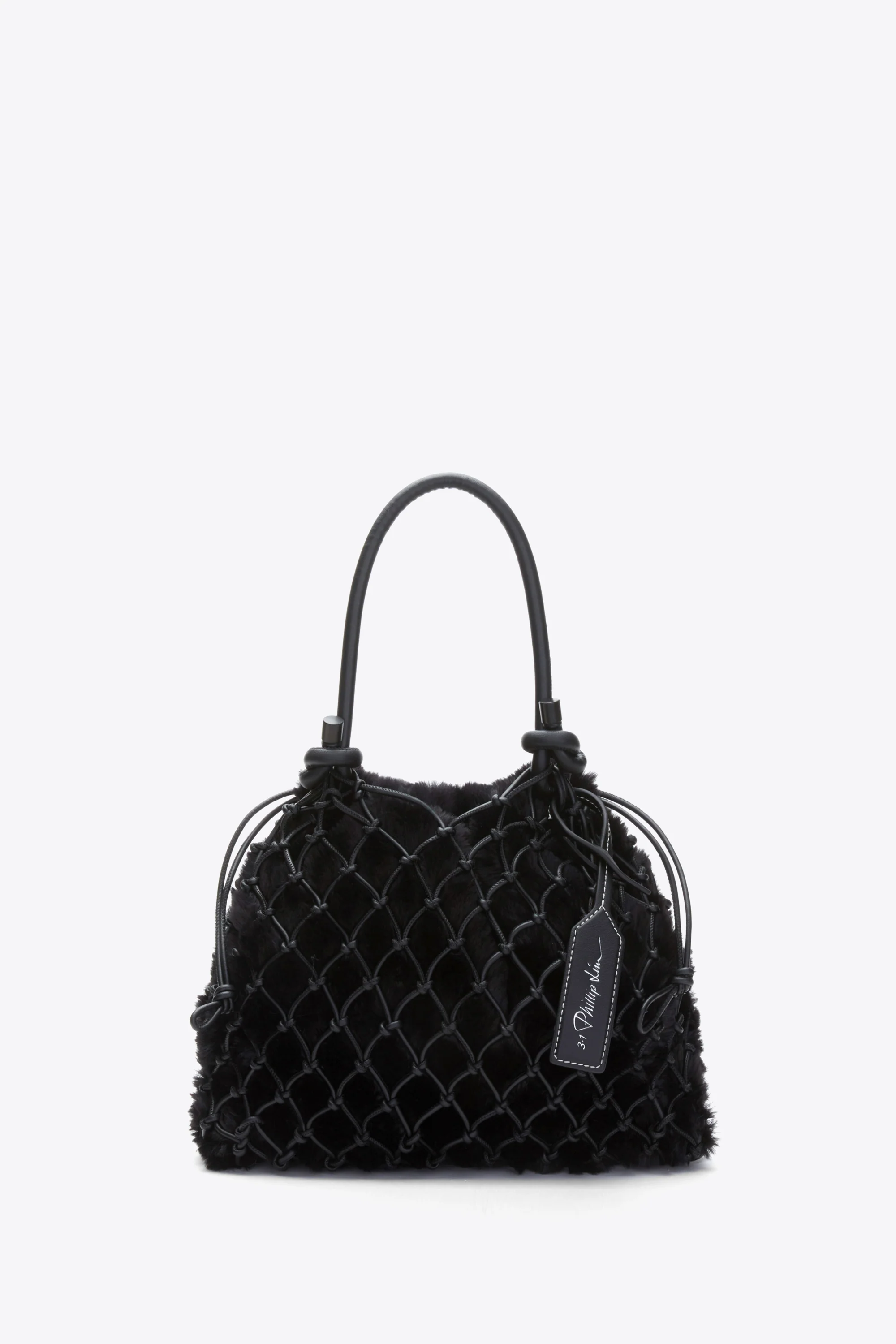 Faux Fur Macrame Mini Sac - Image 7