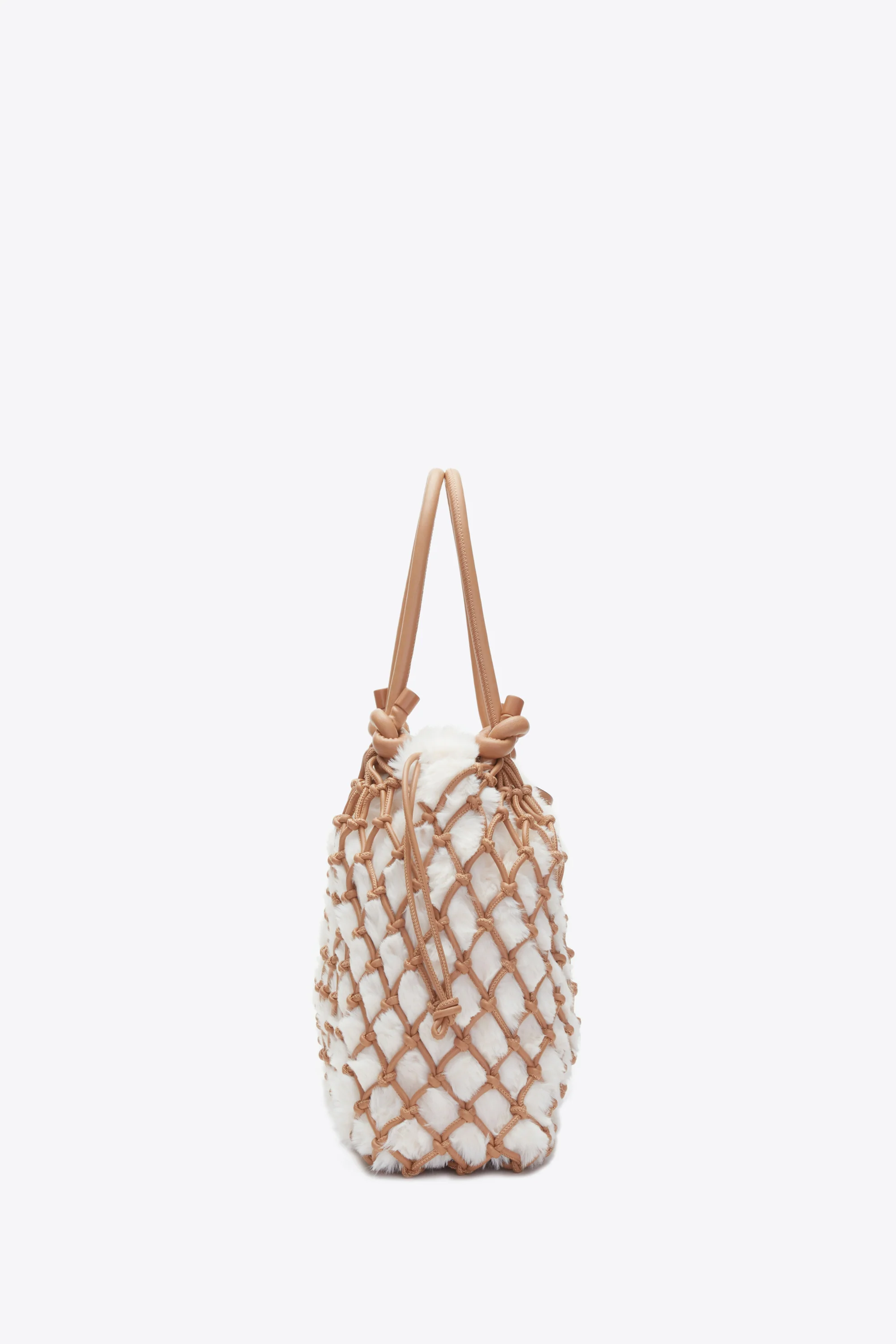 Faux Fur Macrame Mini Sac - Image 3