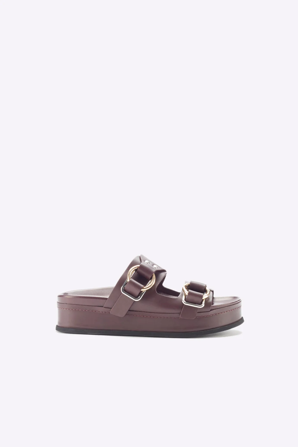 Freida Platform Double Buckle Slide - Image 2