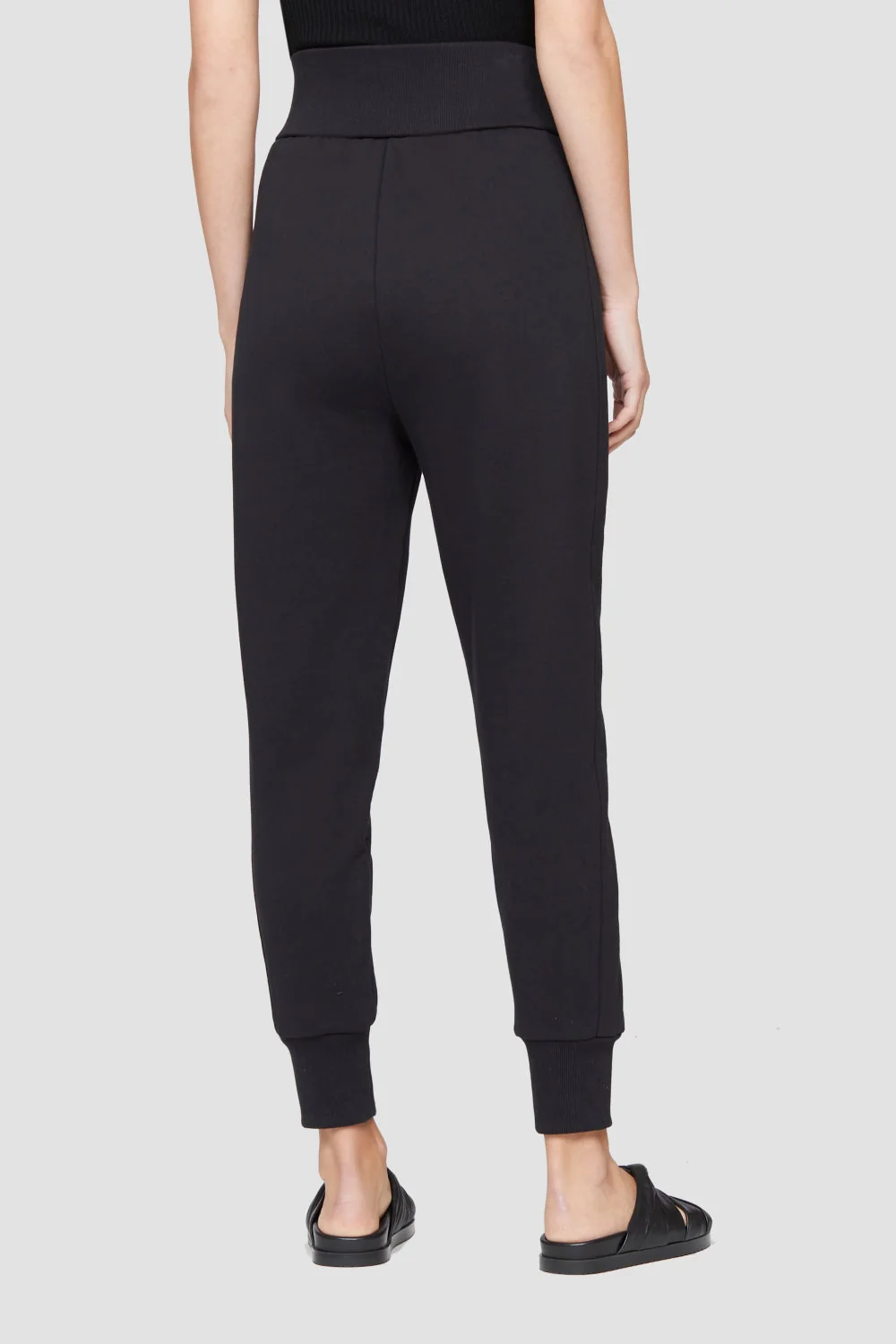 French Terry Jogger With Tie Waistband - Image 5