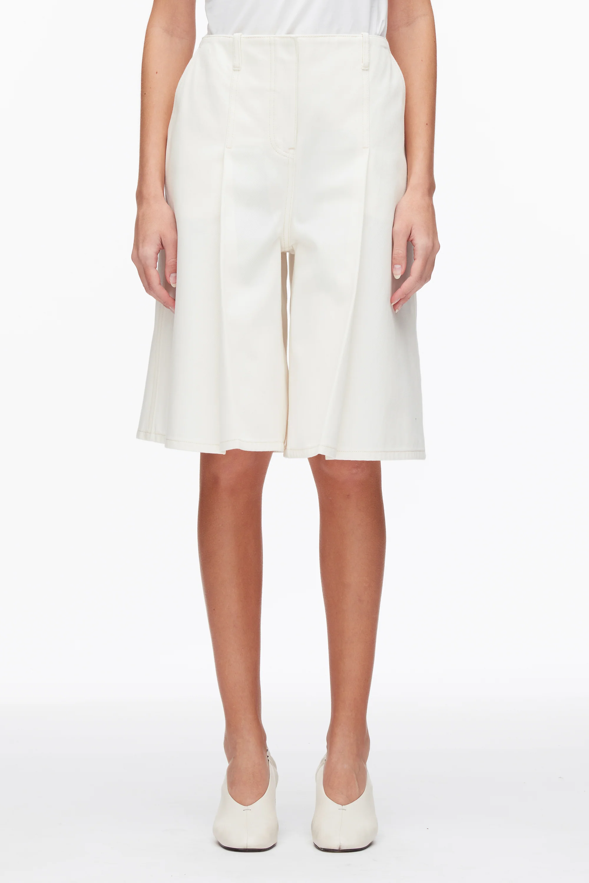 Ghost Patch Lightweight Denim Bermuda Shorts - Image 10