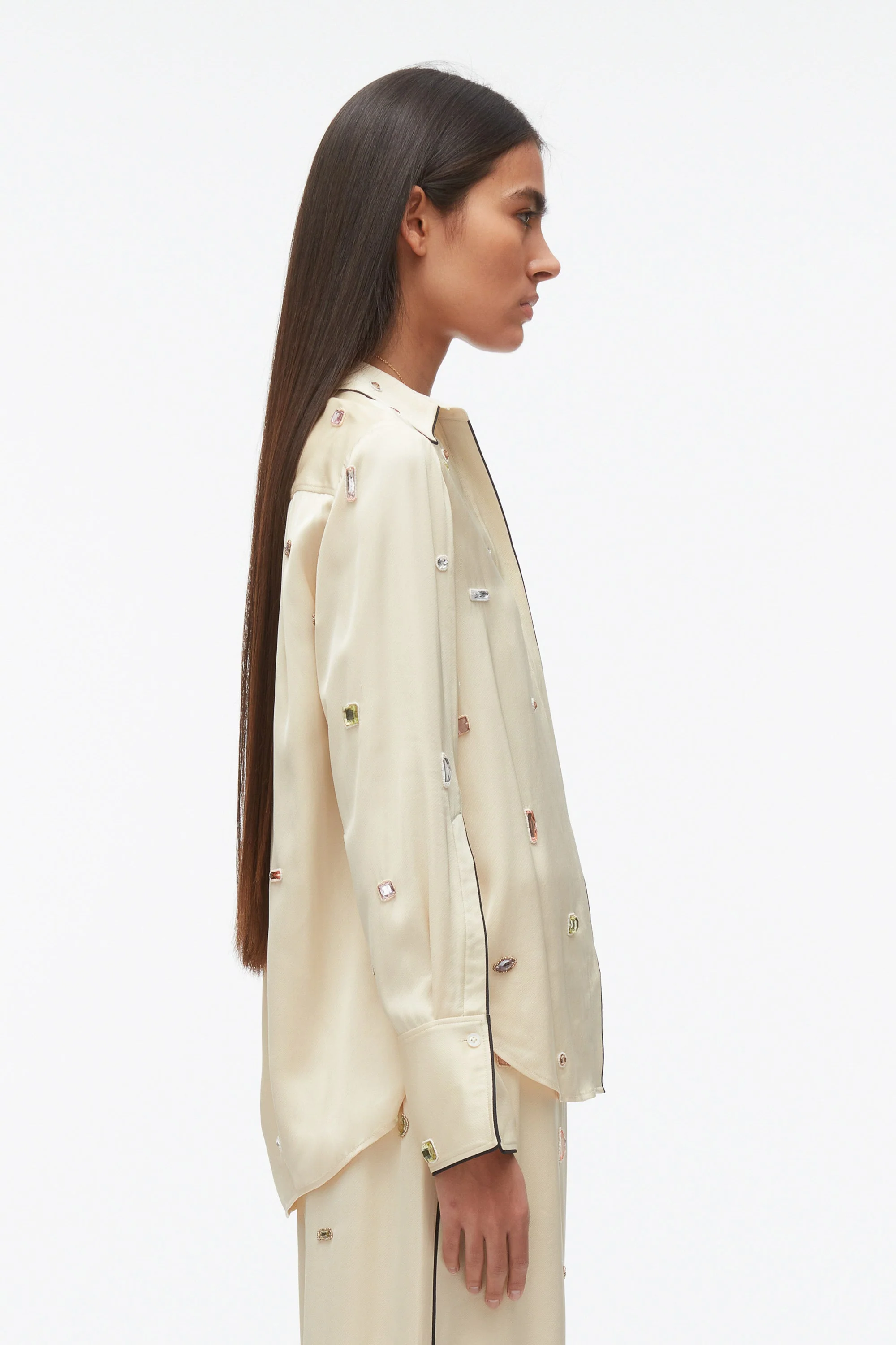 Halo Embroidered PJ Shirt - Image 3