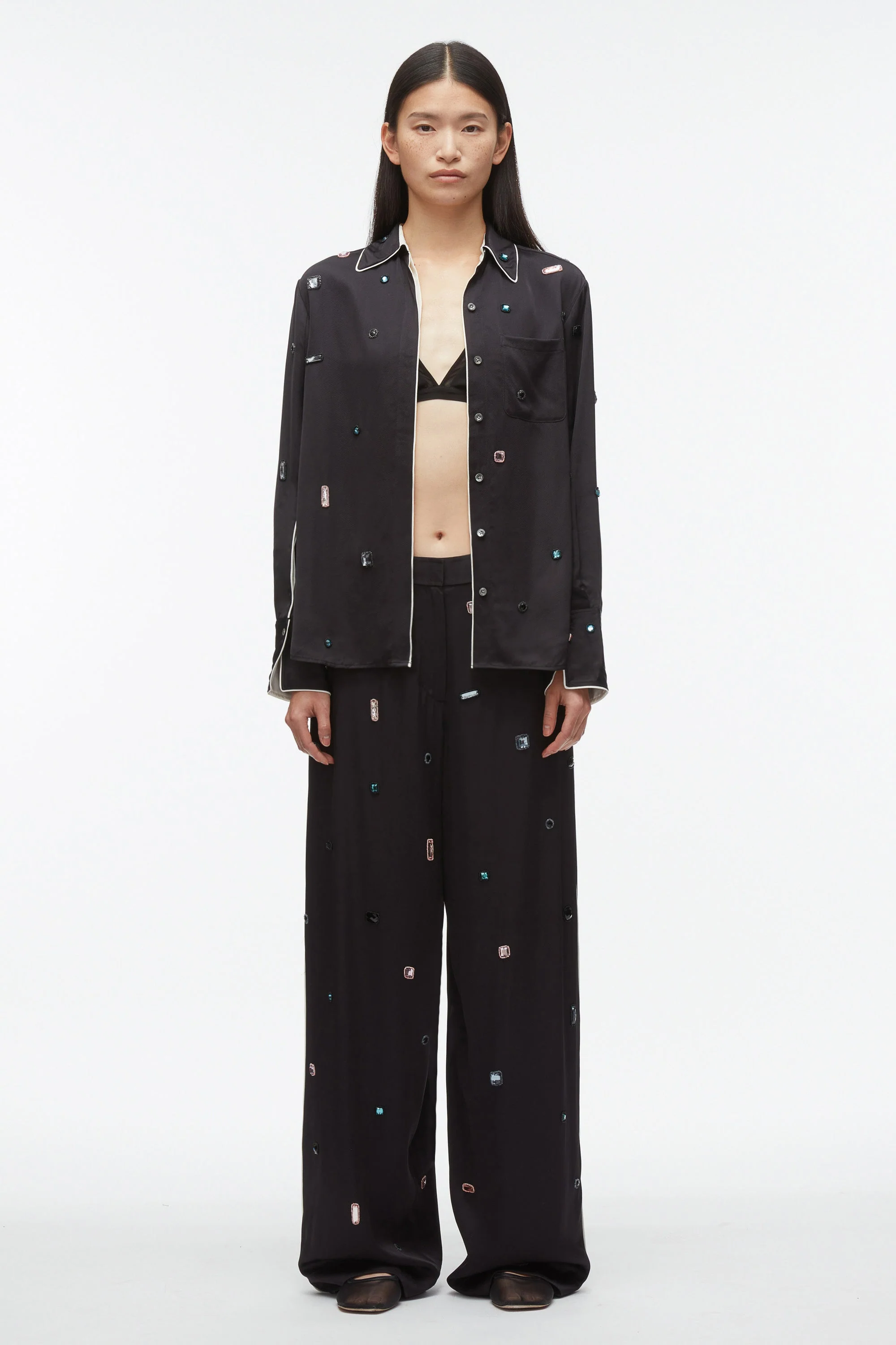 Halo Embroidered PJ Shirt - Image 5