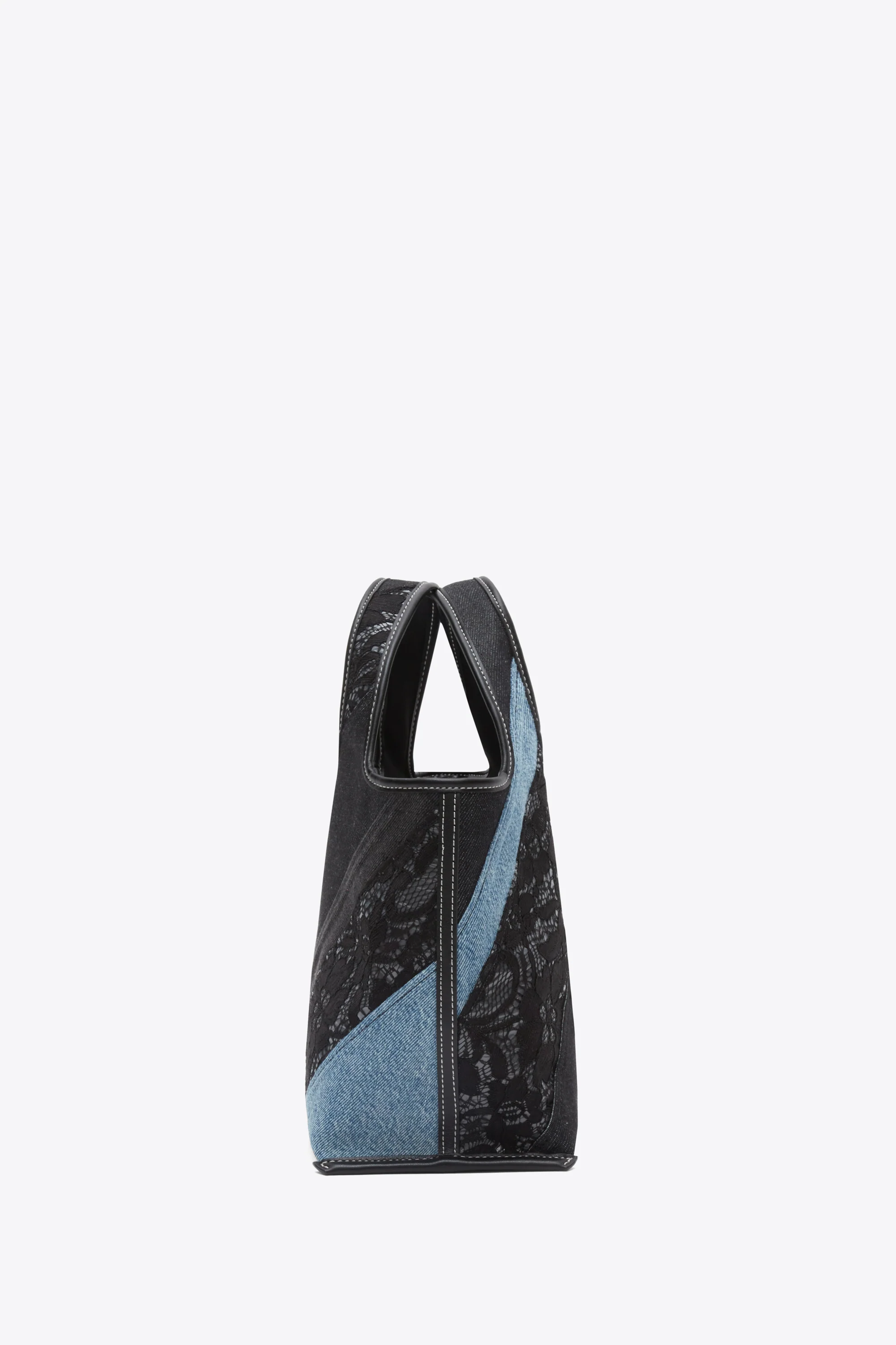 Lace Patchwork Mini Market Tote - Image 3