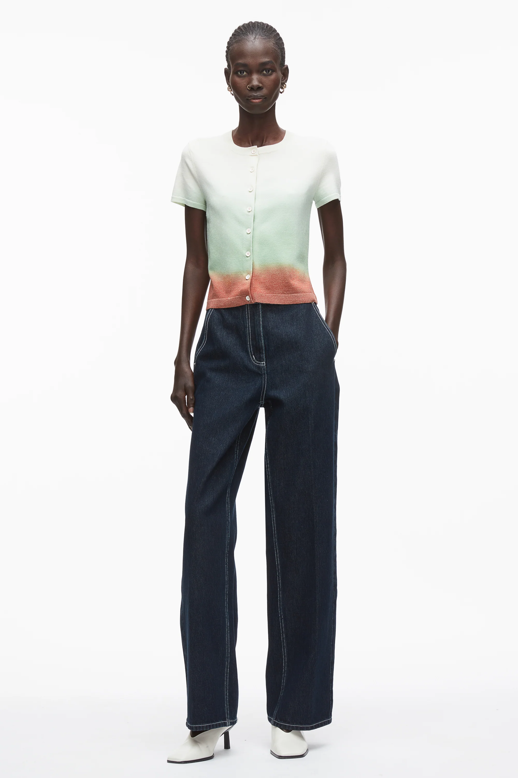 Dip Dye Knit Top