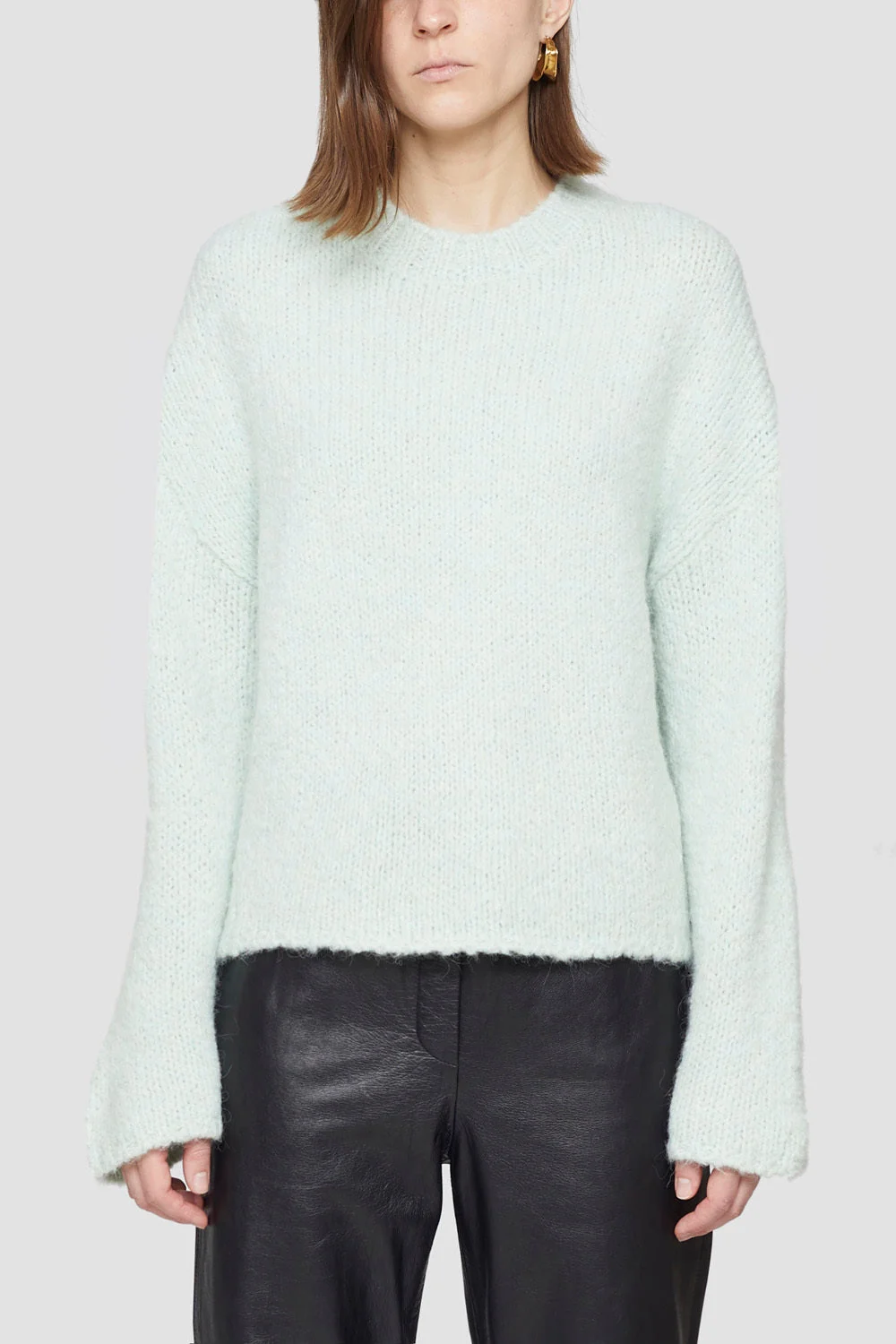 Ls Alpaca Wool Crewneck Sweate - Image 2