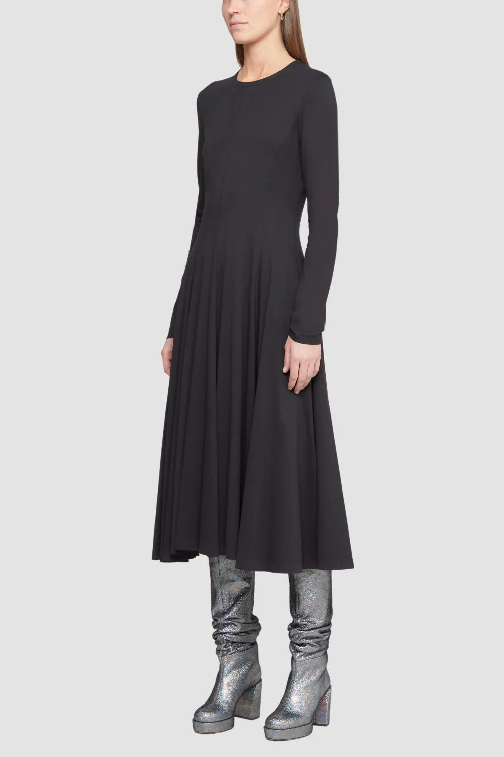 Jersey Flare Dress - Image 2