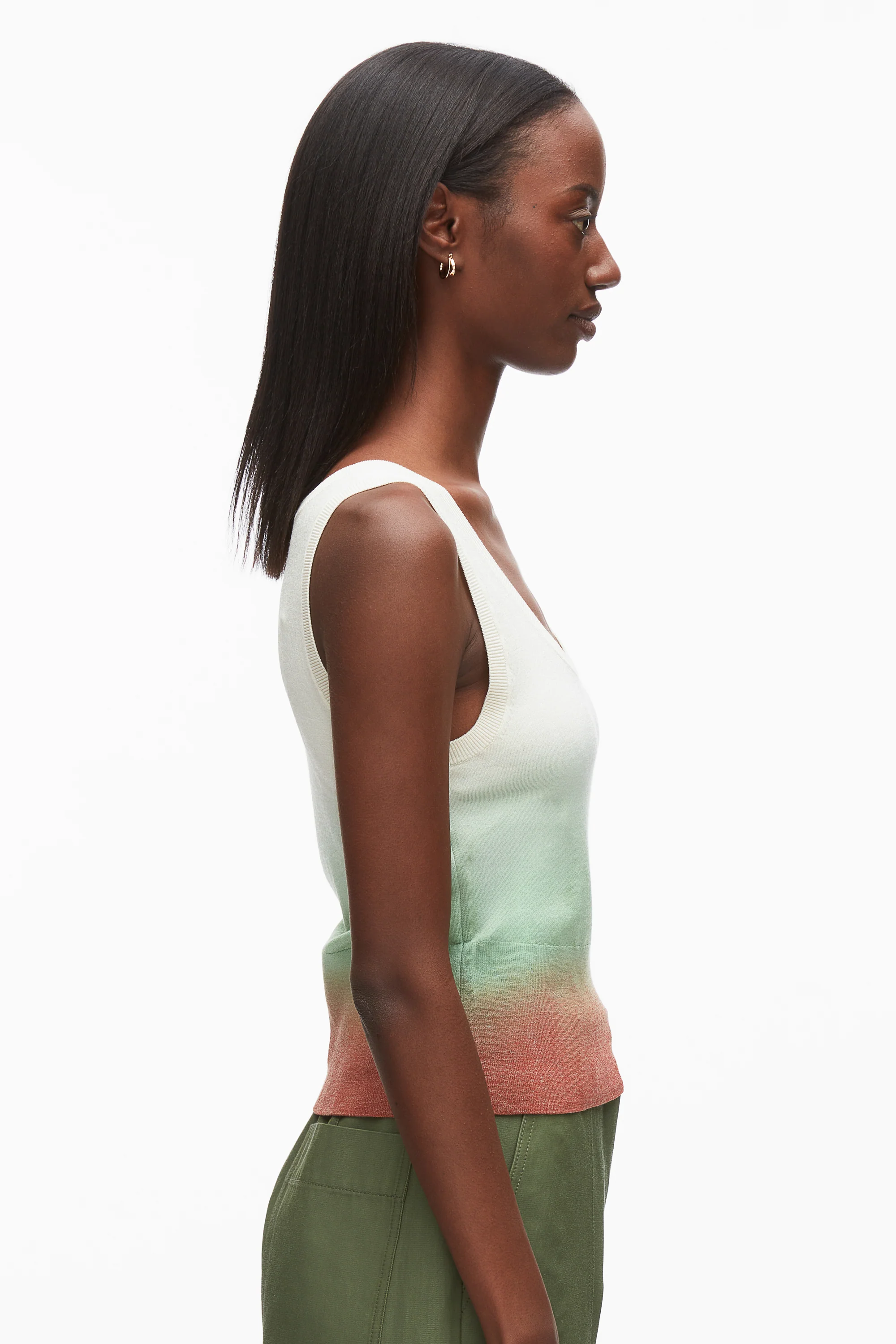 Ombré Scoop Neck Tank - Image 4