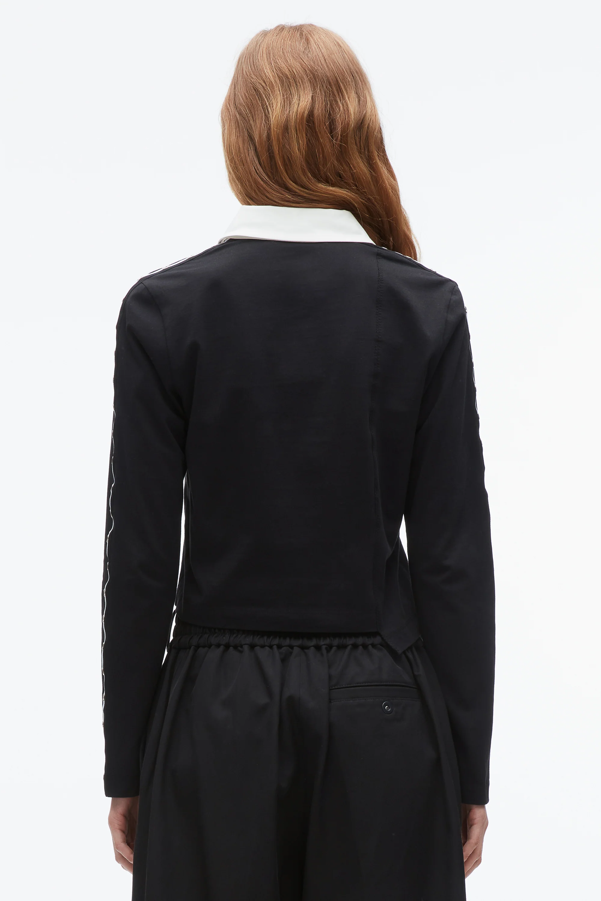Patchwork Cropped Polo - Image 4