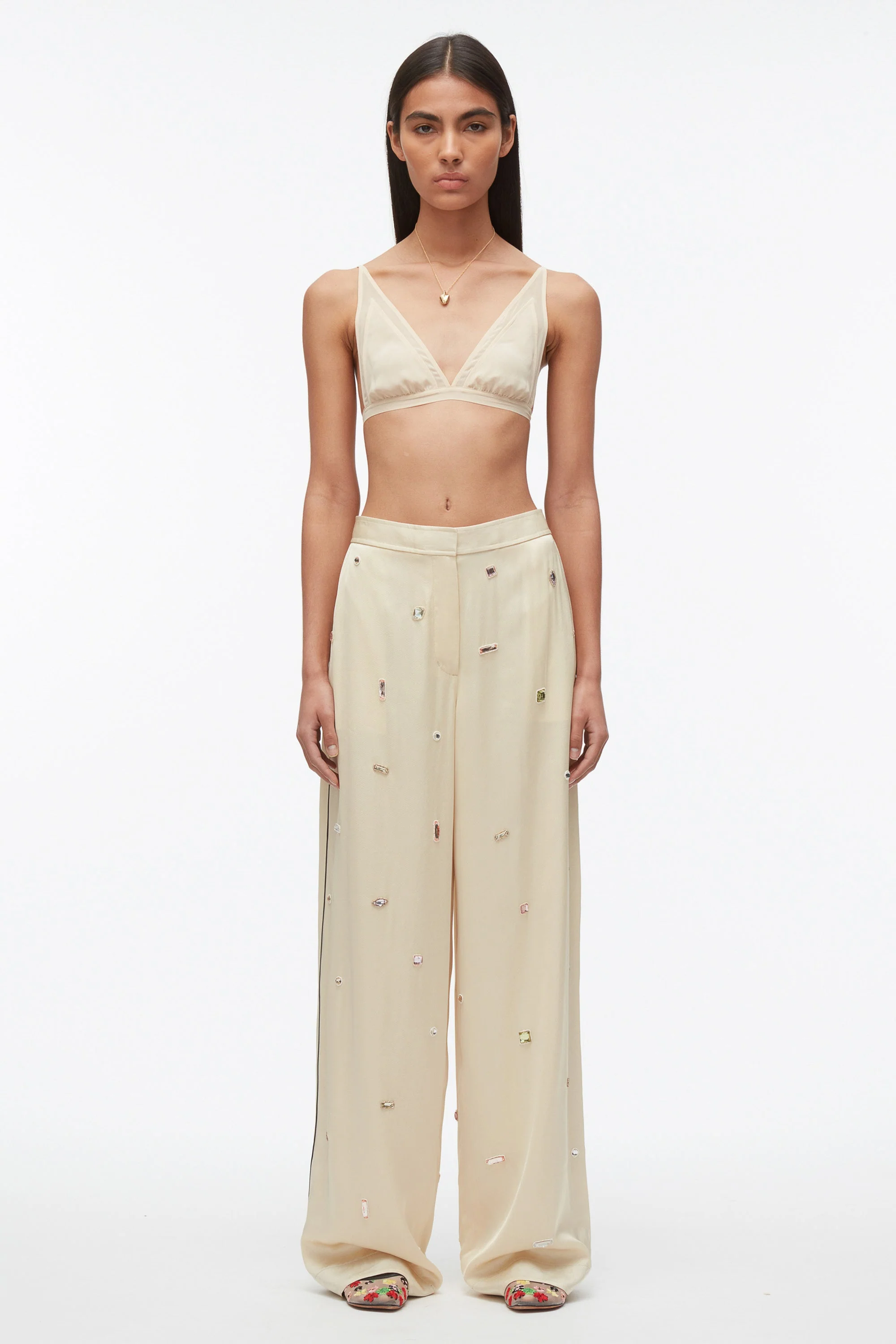PJ Trouser with Halo Embroidered