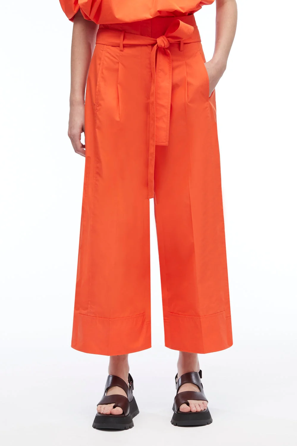 Poplin Wide Leg Pant - Image 7