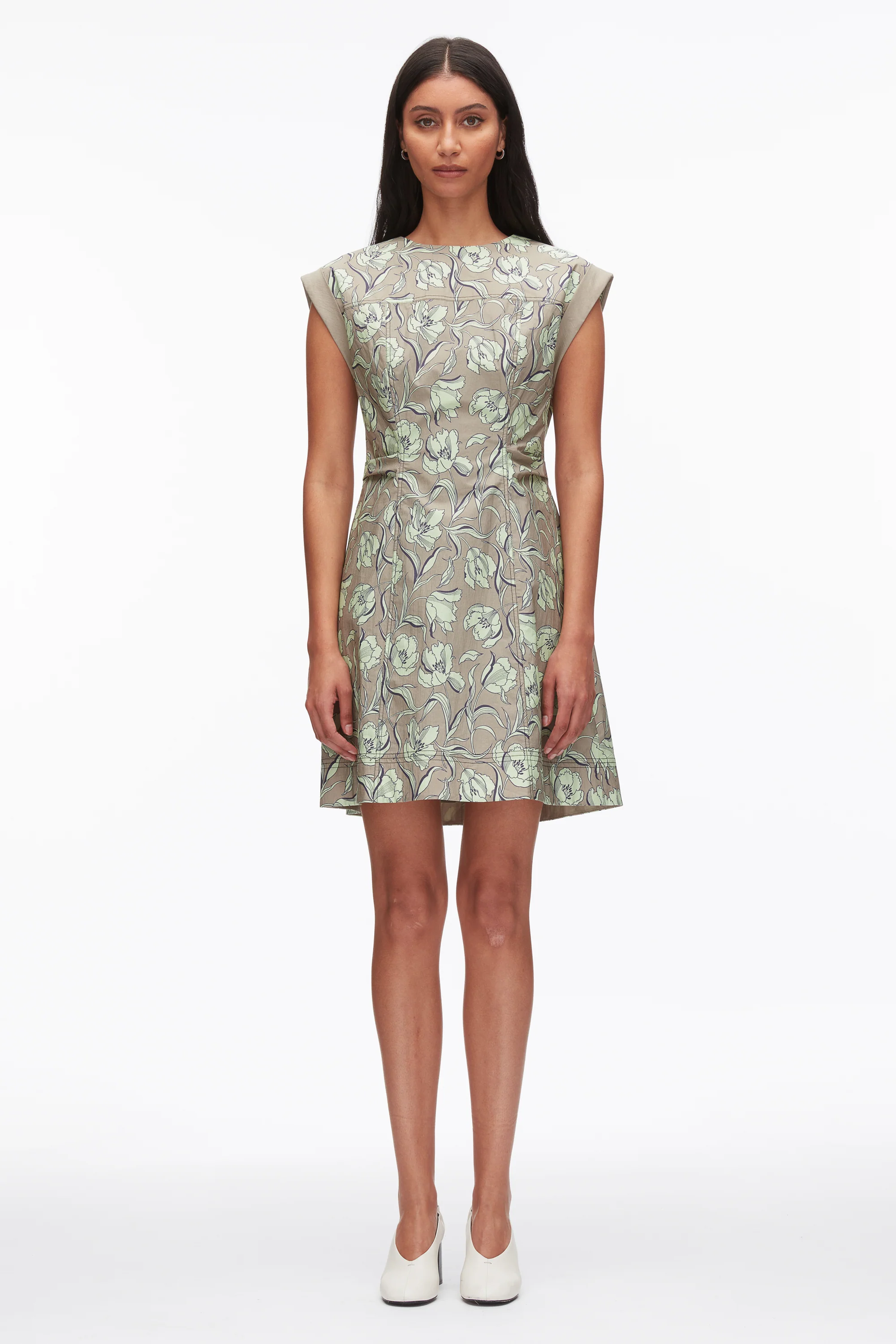 Short Sleeve Floral Mini Dress - Image 10