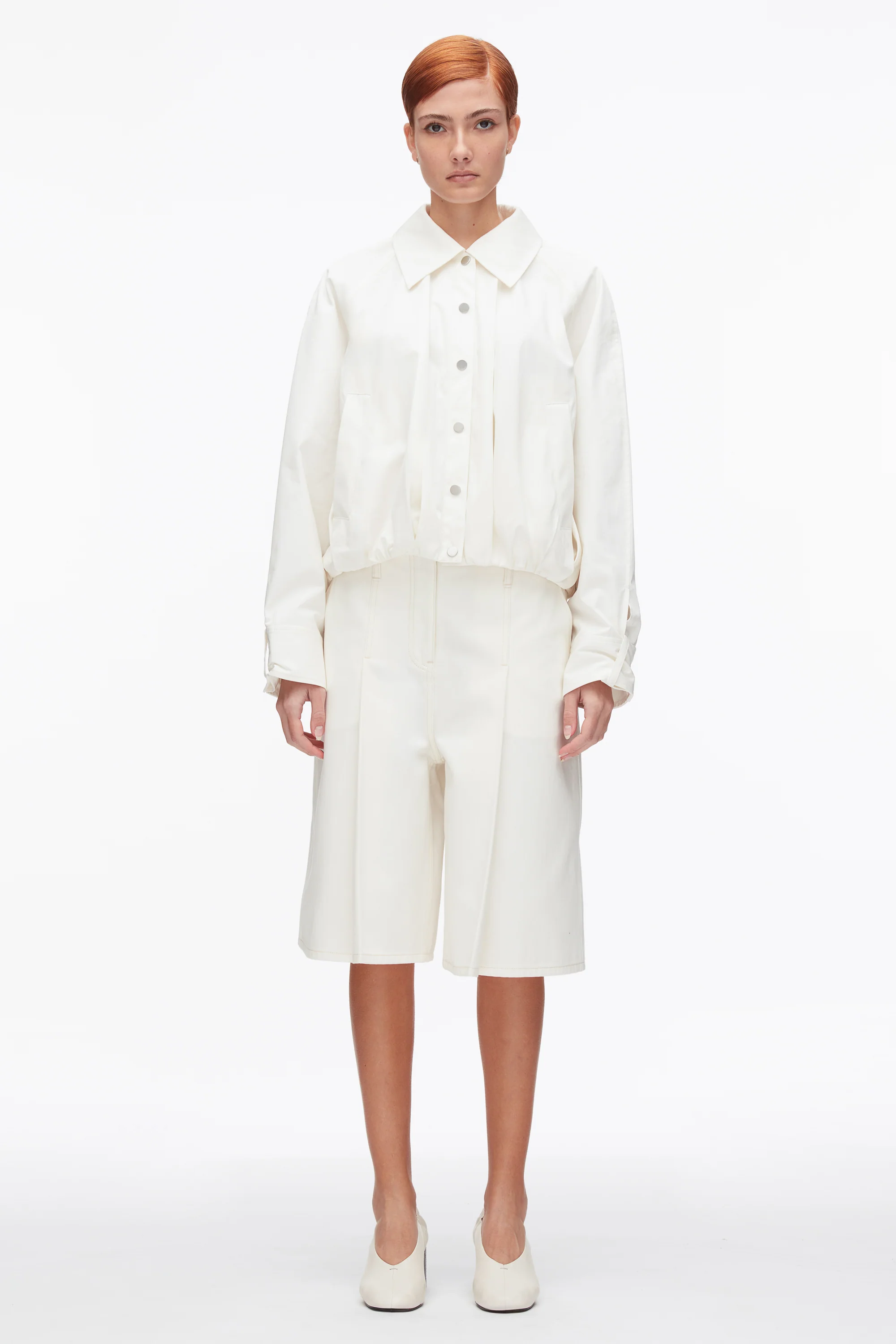Snap Front Blouson Bomber Jacket - Image 2