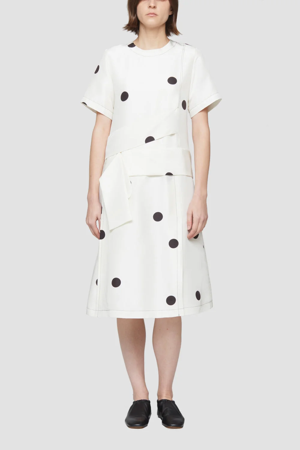 Ss Dot Print Cross Strapped Dr - Image 3