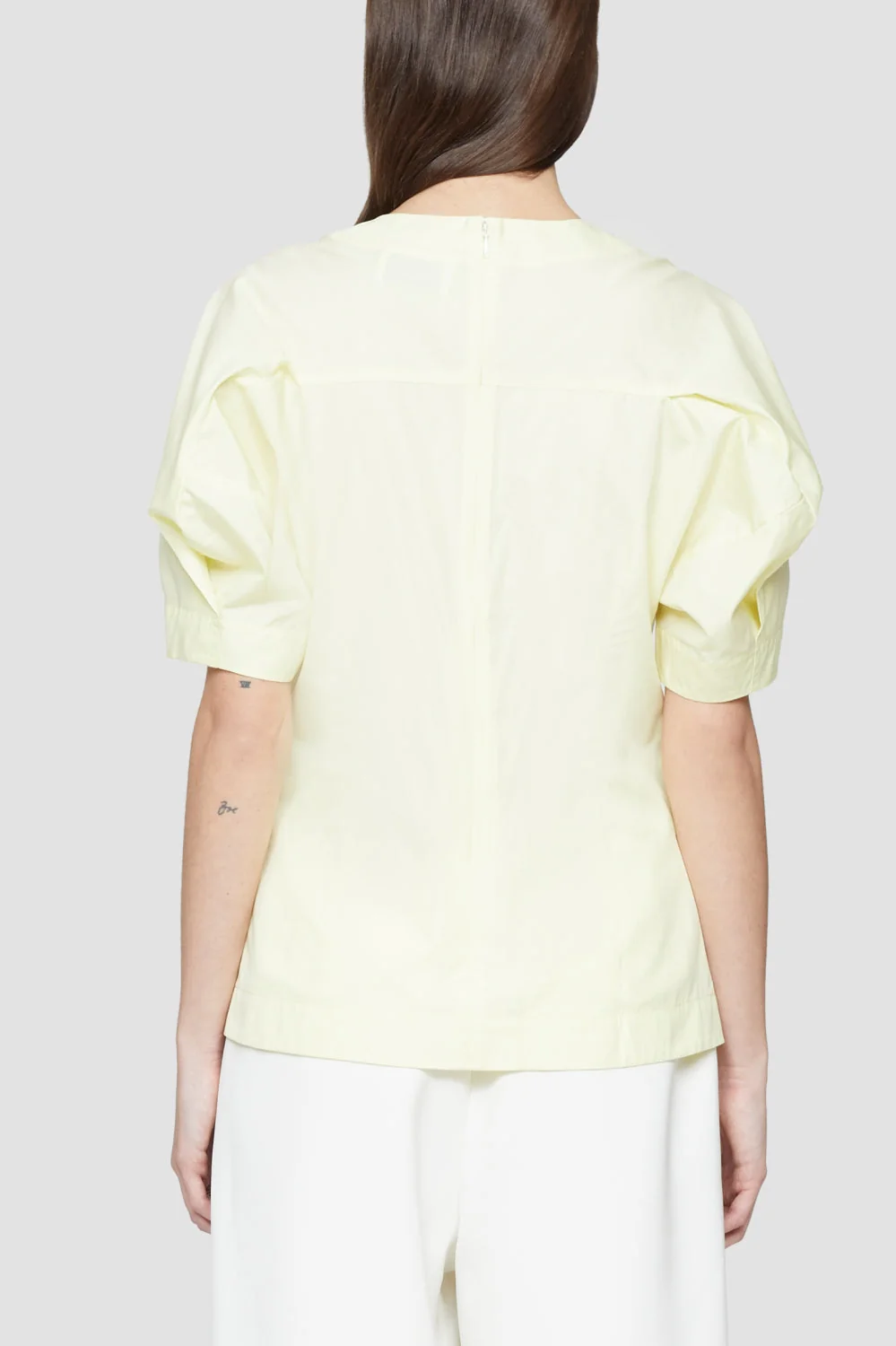 Short Sleeve Top With Back Zip - Image 12
