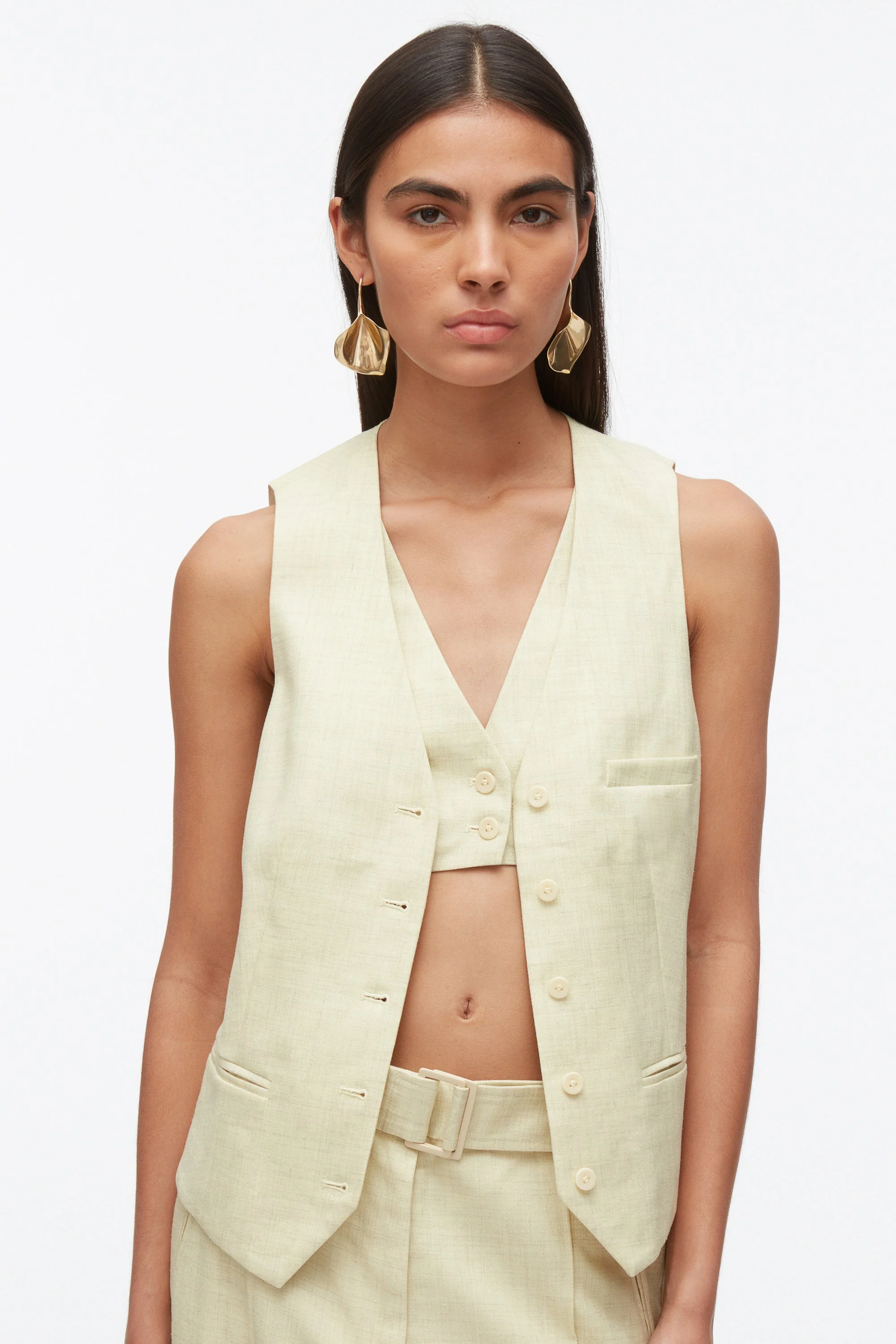 Tailored Vest with Set in Bra - Image 10
