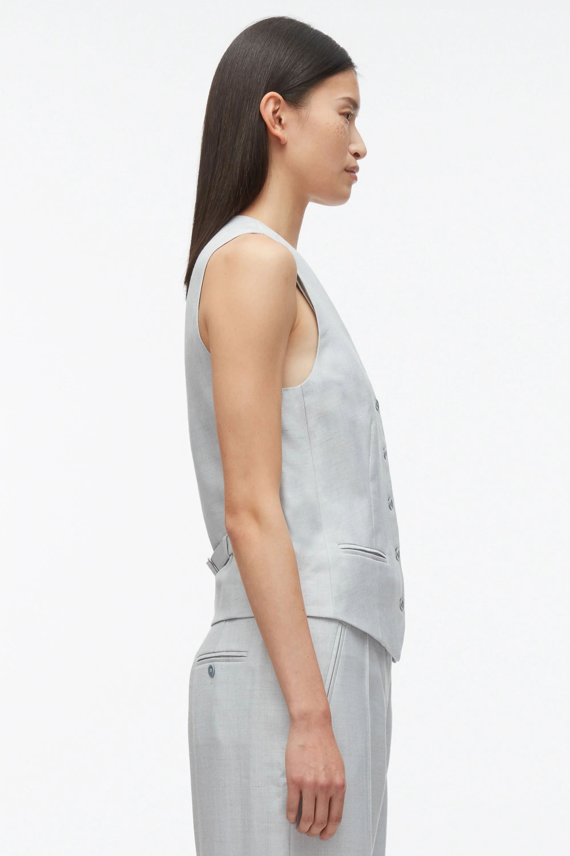 Tailored Vest with Set in Bra - Image 3