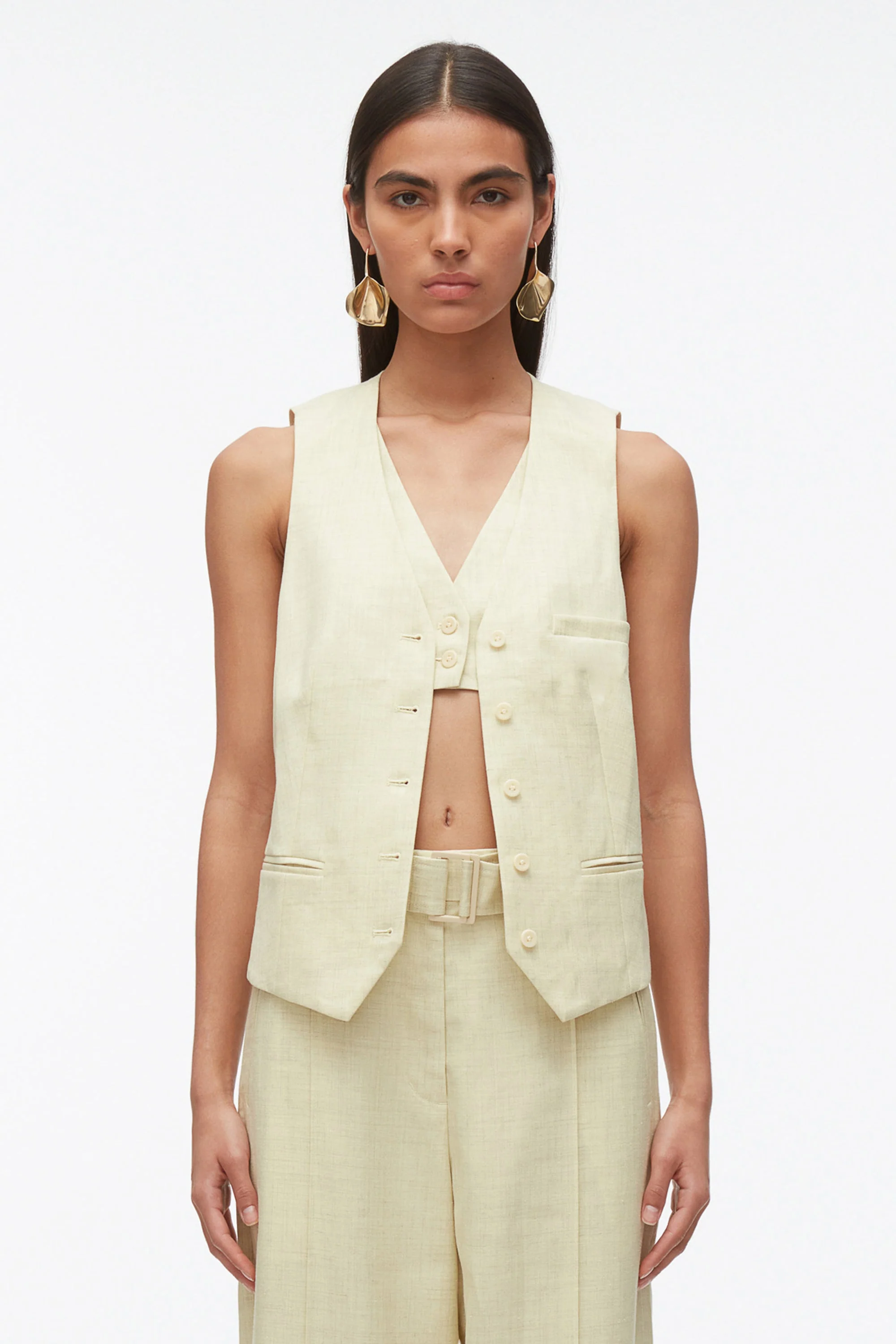Tailored Vest with Set in Bra - Image 7