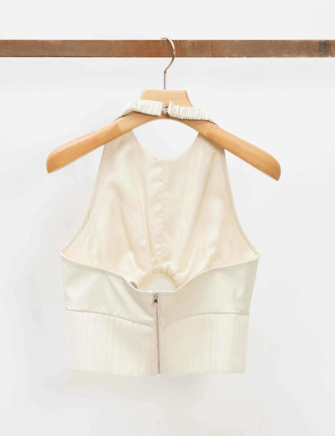 Vegan Leather Halter Top - Image 3